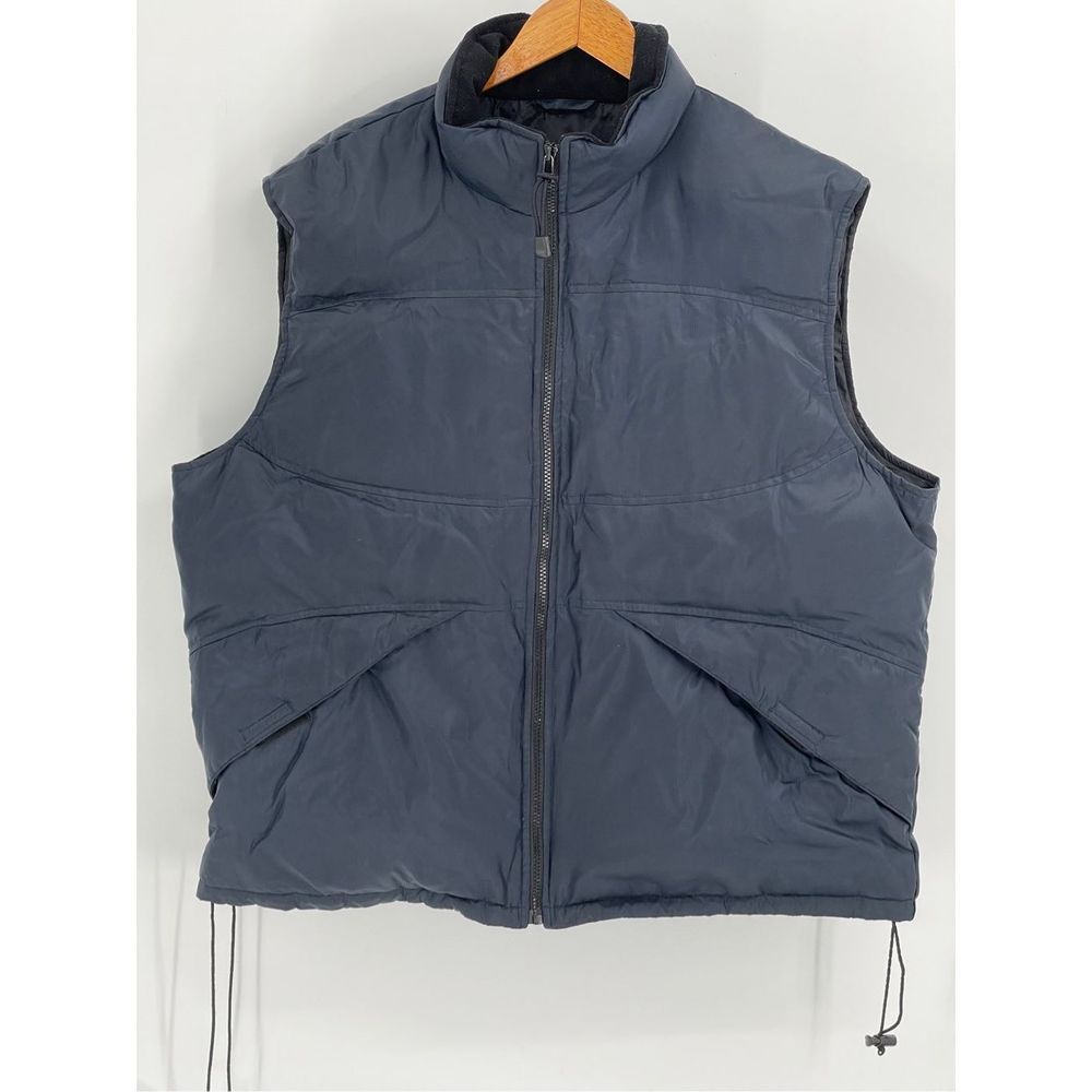 Structure Down Puffer Vest Men's Size XL Navy‎ Blue